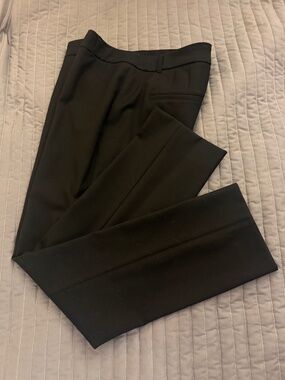 WHBM ELLE SLIM BLACK TROUSERS, SIZE 6